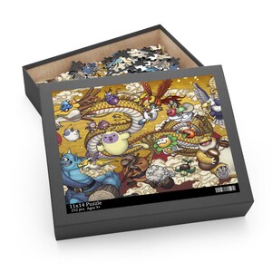 Kolorowa Fantastyczna Puzzle, 120, 252, 500-elementowa Puzzle Artystyczne dla Dzieci, Wieczór Gier Rodzinnych, Prezent dla Miłośników Puzzle, Wystrój Domu