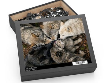 Wolf Pack Nose Nuzzle Puzzle