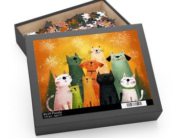 Feline Fine CATS 500ピース ジグソーパズル 500ピース ビーガン 猫の