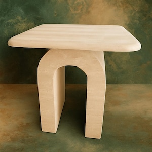 Handmade Table  –  Elegant Marble Coffee Table – modern coffee table 24"x24"x24