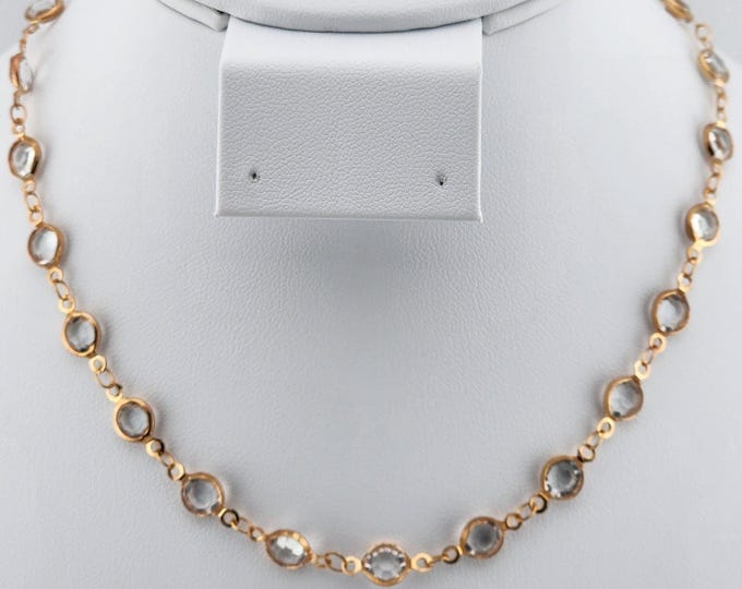 Featured listing image: Rose Gold & Crystal Rhinestone Choker