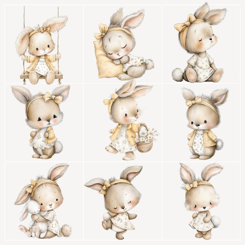 Bunny Nursery Art