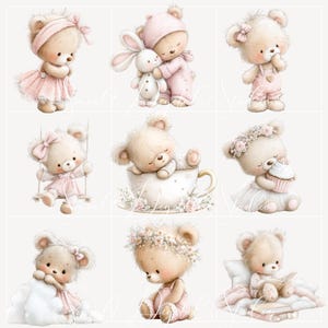 Teddy Bear PNG Bundle