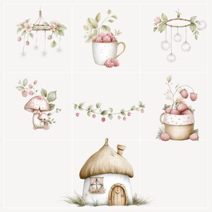 Woodland Animal Clipart PNG
