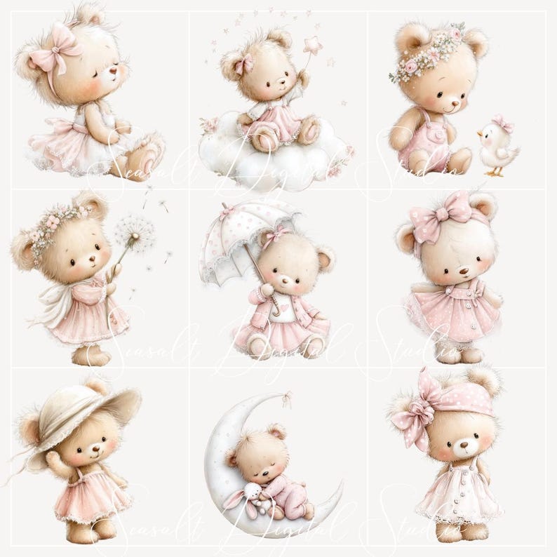 Baby Girl Nursery Clipart
