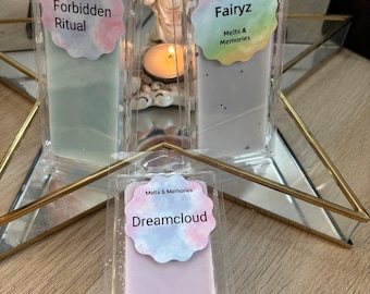 Handmade Soy Wax Melt Snap Bars: Long Lasting Home Fragrance, 50g Mix & Match Scents