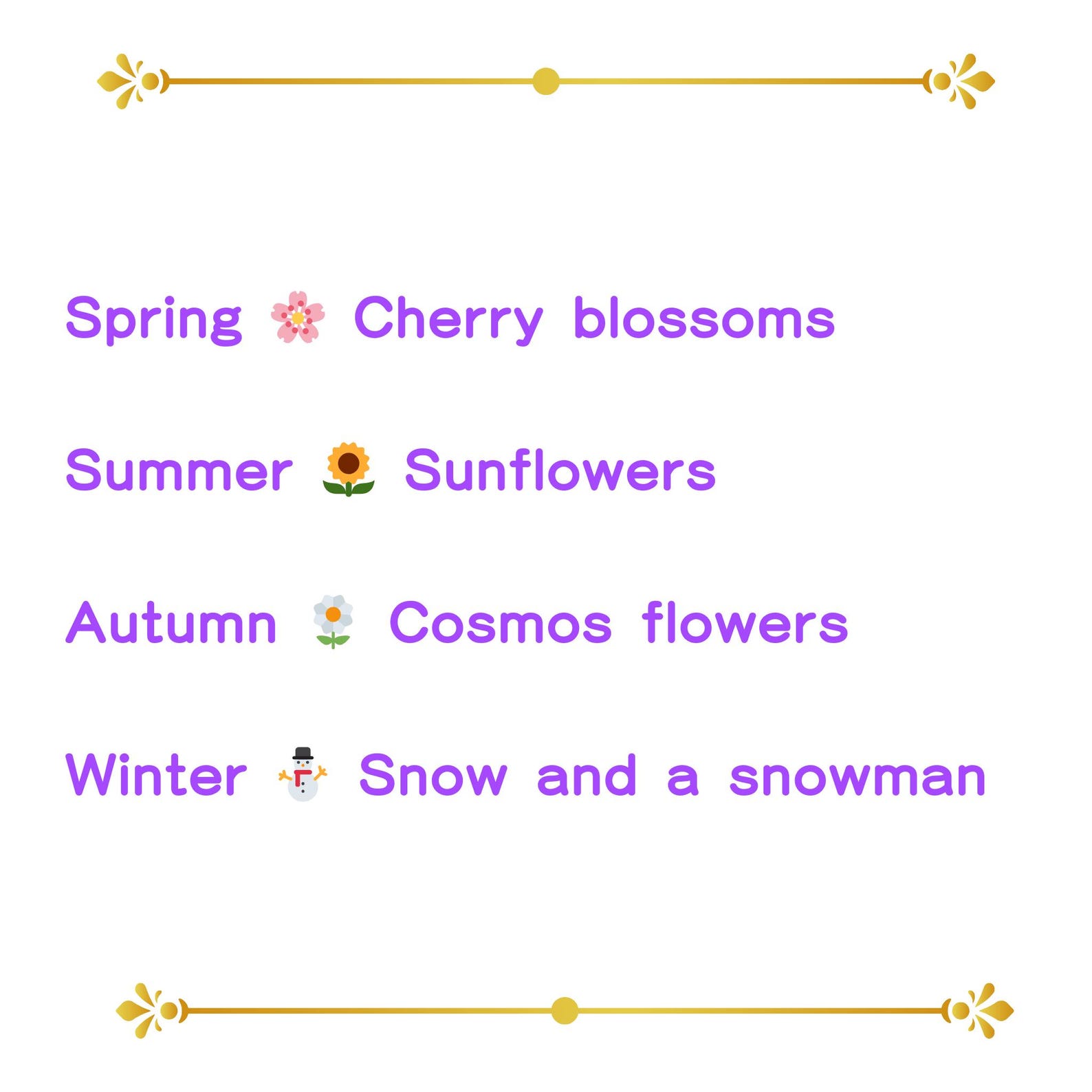 Japanese Four Seasons Jigsaw Puzzle – Cute Cat, Spring Summer Autumn ...