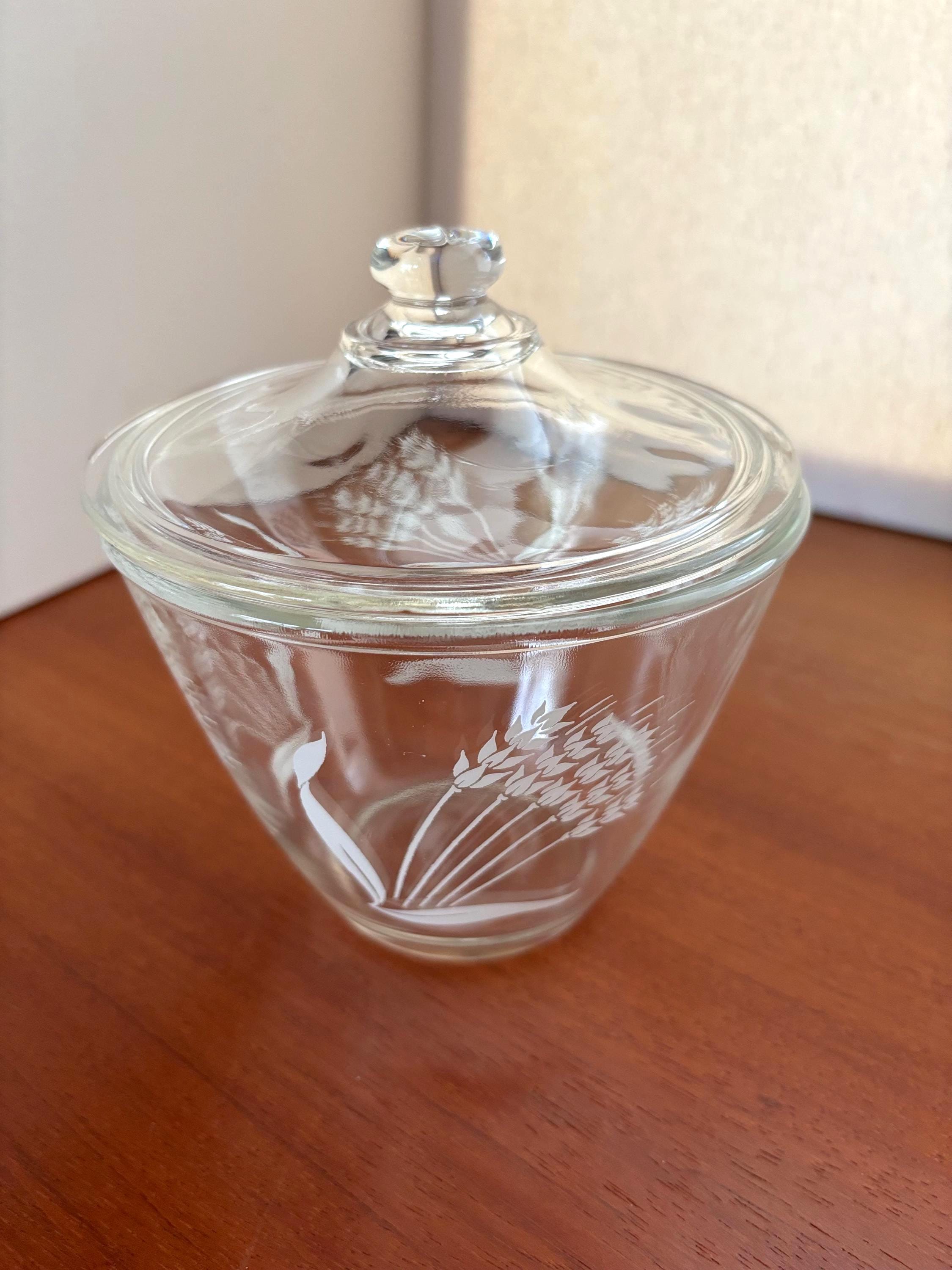 Vintage Fire King Wheat Grass Grease Jar With Lid - Etsy