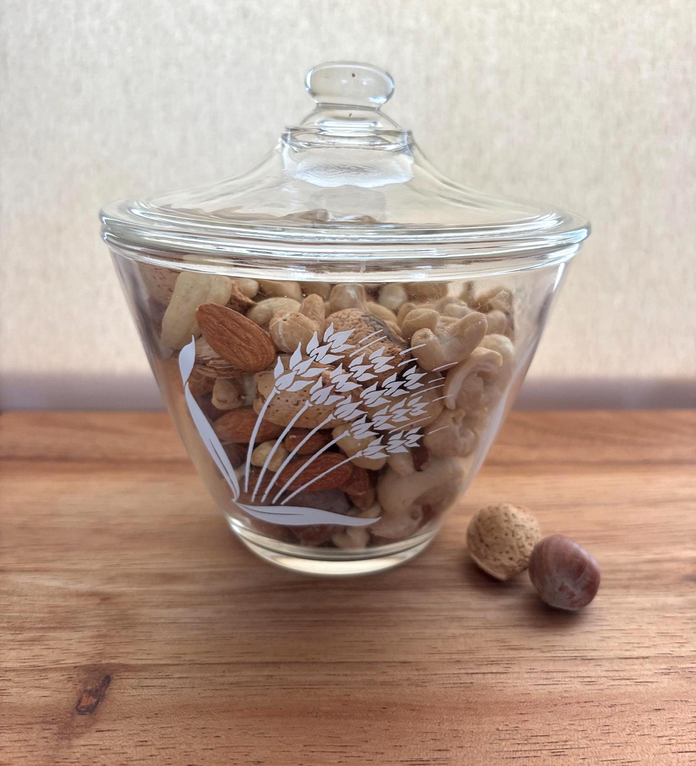 Vintage Fire King Wheat Grass Grease Jar With Lid - Etsy