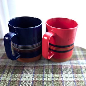 Set of Two Pendleton National Parks Collectible Stoneware Mugs