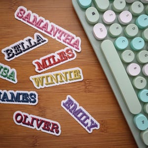Personalized Name Sticker | Custom Name Sticker | Vinyl Labels | Free Shipping