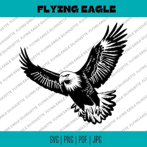 Flying eagle Svg, eagle vector, flying eagle vector, eagle Clipart, Bald eagle Svg for Fleece, Shirt, Towel, Cutfile png Pdf jpg