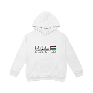 Maglietta Palestina Libera PNG | Felpa con Cappuccio Sostegno Gaza | Felpa Bandiera Palestina | Maglietta Attivista