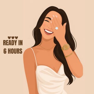 Faceless Portrait Print, Custom Minimalist Digital Portrait Faceless Illustration, Digital Drawing And Illustration, Drawing From Photo