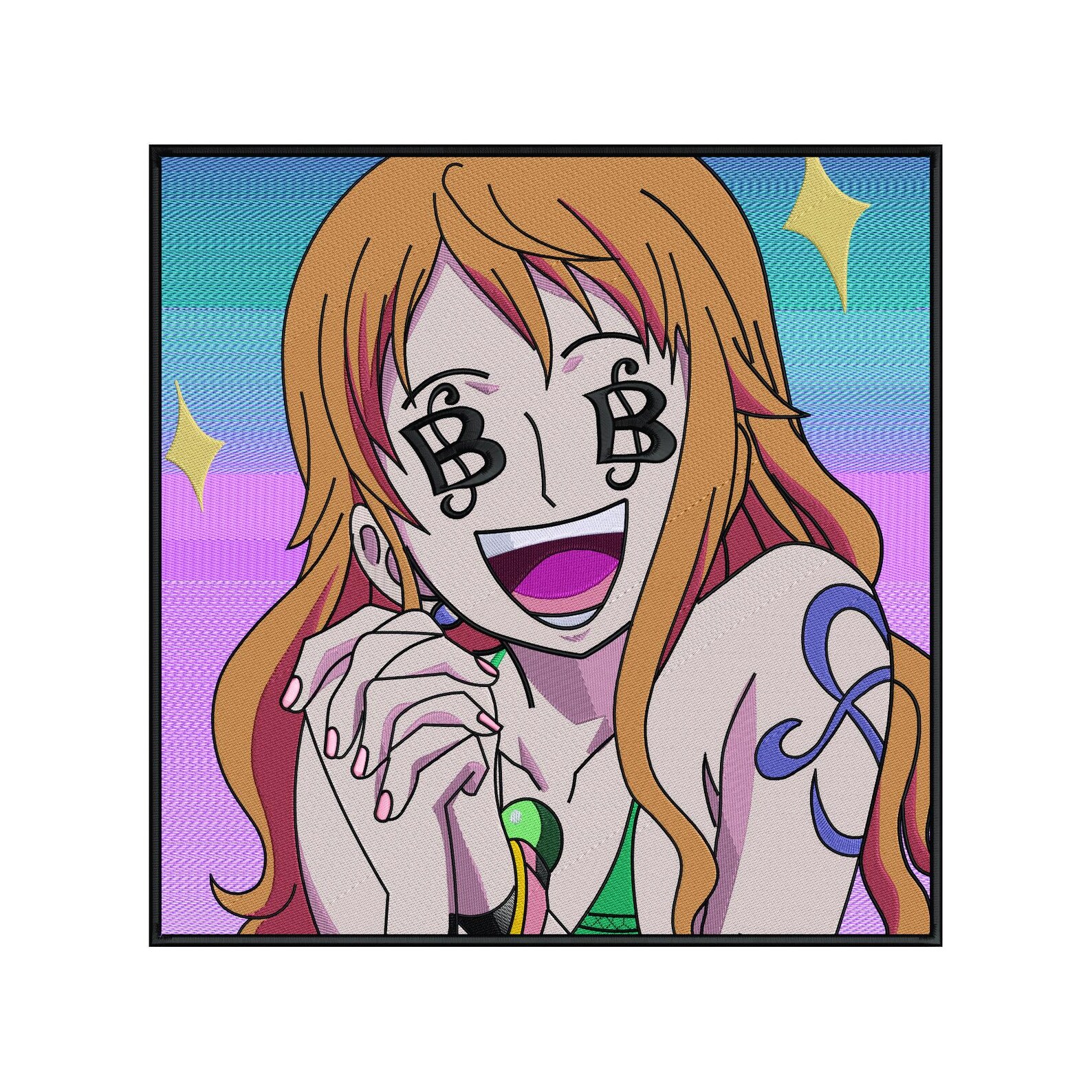 Nami Embroidery Design | One Piece Anime | Digital Download | Machine ...