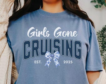 Camiseta de crucero para chicas, camiseta de crucero para chicas, camiseta de crucero para despedidas de soltera, camisetas de crucero a juego, camiseta de vacaciones de cumpleaños, crucero personalizado