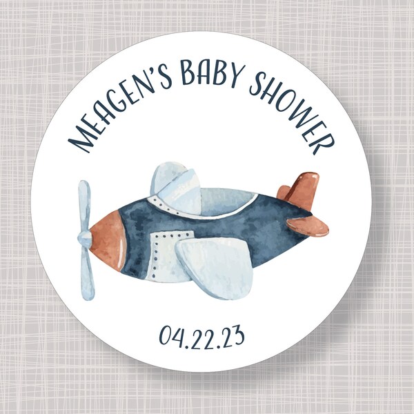 Baby Shower Airplane - Etsy