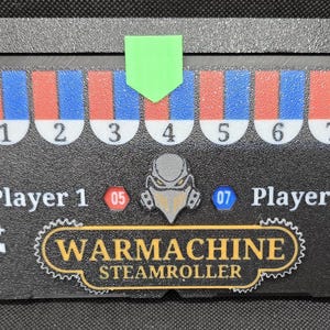That Clicky Thing - Steamroller 2025 Score & Turn-tracker voor Warmachine