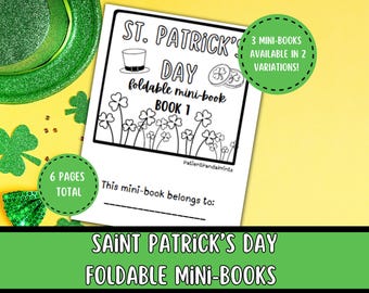 St. Patrick's Day Activity Booklet for Kids (Digital Download)