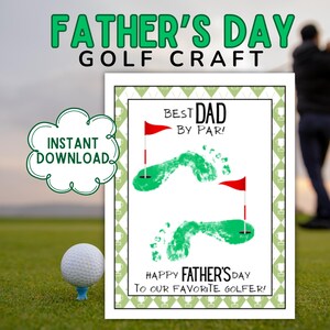Artisanat de golf pour la fête des pères, cadeau de fête des pères, activité pour la fête des pères, artisanat de golf pour papa, joyeuse fête des pères, cadeau de golfeur