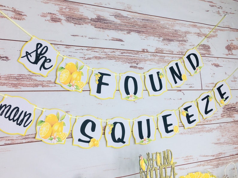 she found her main squeeze bridal shower