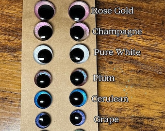 Custom Hand Painted Safety Eyes, 12mm-40mm, Made to Order