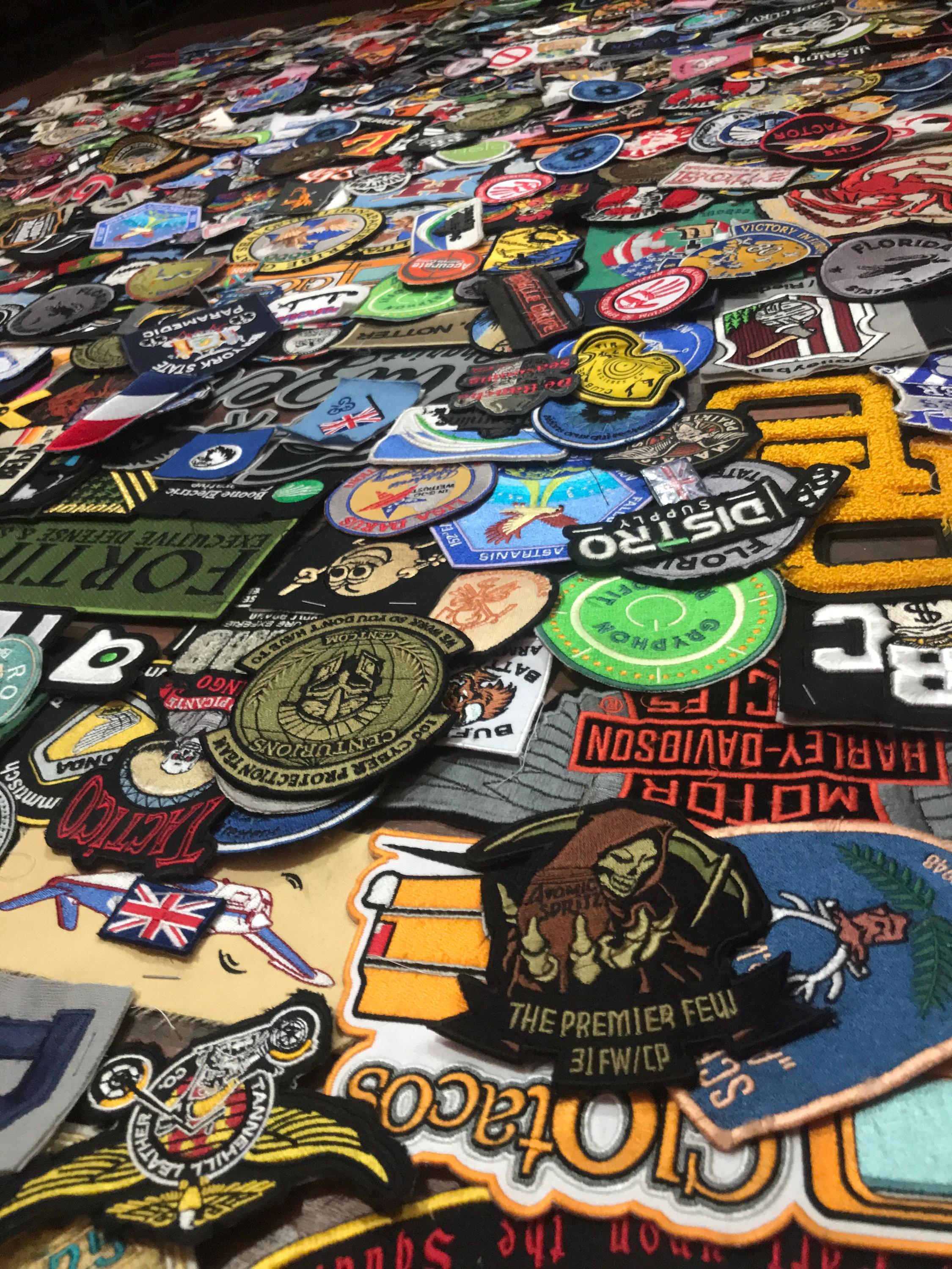 100 125 150 250 500 Random Patches Sew on Iron on Velcro in Bulk for ...