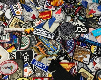 100 - 500 Random Embroidered Patches Bulk Lot Iron On Sew On Mixed Bundle