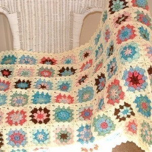 Ice Cream Sundae Baby, Child, or Lap Afghan Instant Download Digital File Crochet Pattern image 2