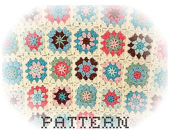 Ice Cream Sundae Baby, Child, or Lap Afghan - Instant Download Digital File - Crochet Pattern