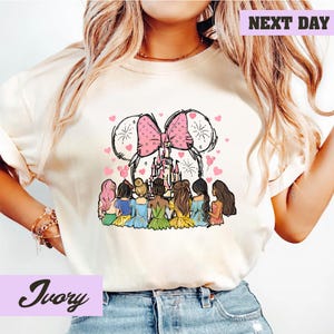 Comfort Colors Gift, Retro Disney Princess Shirt, Watercolor Princess Shirt, Disney Trip T-Shirt, Disney Princess, Disneyworld Princess Gift