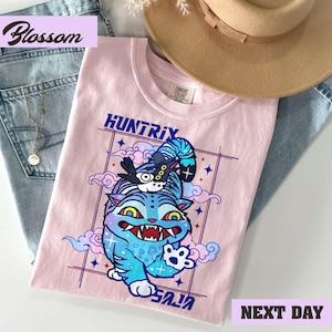 Kpop Demon Hunters Tiger Shirt, Derpy the Tiger And Bird Demon Hunter Tiger Shirt, Hunters Tiger Fan, Animal Shirt, Kpop Movie Fan Gift