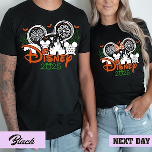 Disney Halloween 2025 Custom Shirt,Custom Halloween Disney Tshirt,Disney Family Matching Halloween Tee,Disneyland Halloween Shirts,Fall Tee