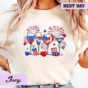 4th Of July Shirt, Red Wine Blue, Patriotic Shirt, Independence Day Shirt, Gift For Women, American Flag Shirt, Red White Blue Shirt