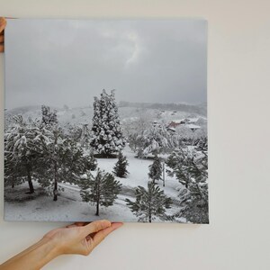 Anpassat fotocanvastryck, personlig canvasväggkonst, stor familjefotocanvas, anpassat bildtryck, bröllopsfotocanvaspresent bild 11