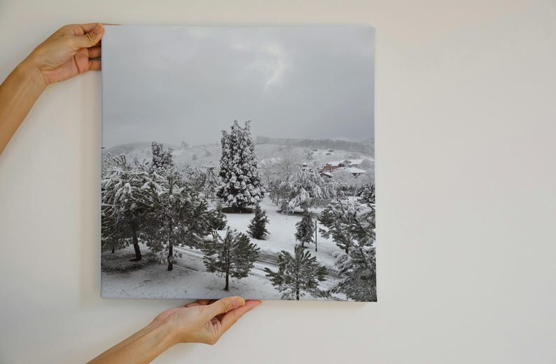 Anpassat fotocanvastryck, personlig canvasväggkonst, stor familjefotocanvas, anpassat bildtryck, bröllopsfotocanvaspresent bild 11