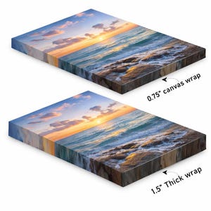 Anpassat fotocanvastryck, personlig canvasväggkonst, stor familjefotocanvas, anpassat bildtryck, bröllopsfotocanvaspresent bild 4