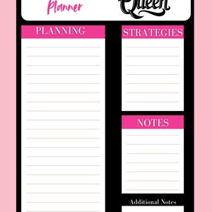 Crown Yourself Queen Planner- Start Building Your Brand, Securing Your ...