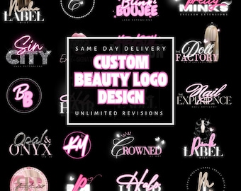 Custom Beauty Logo Design: Same-Day Turnaround
