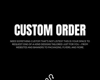 Benutzerdefinierte Grafikdesign-Services: Personalisierte Website, Flyer, Social Media