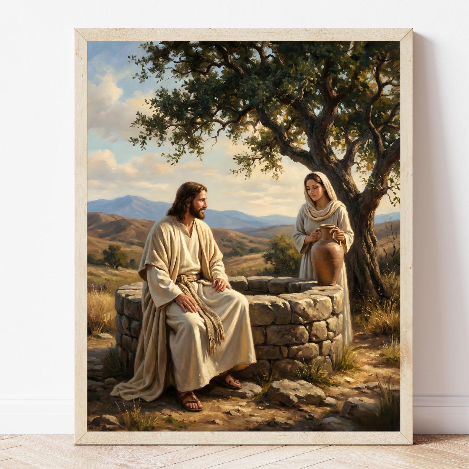 Jesus and the Woman at the Well, the Samaritan Woman, Jesus Living ...