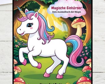 Magical Unicorns – Your Coloring Book of Magic