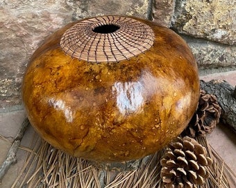 gourd art, pine needle weaving