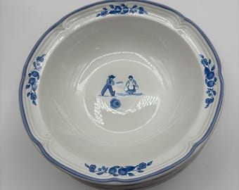 ヴィンテージ チャーチル イギリス製 ブルーウィローデザイン ボウル 2