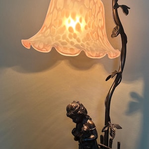 Bronze lady lamp - Etsy 日本