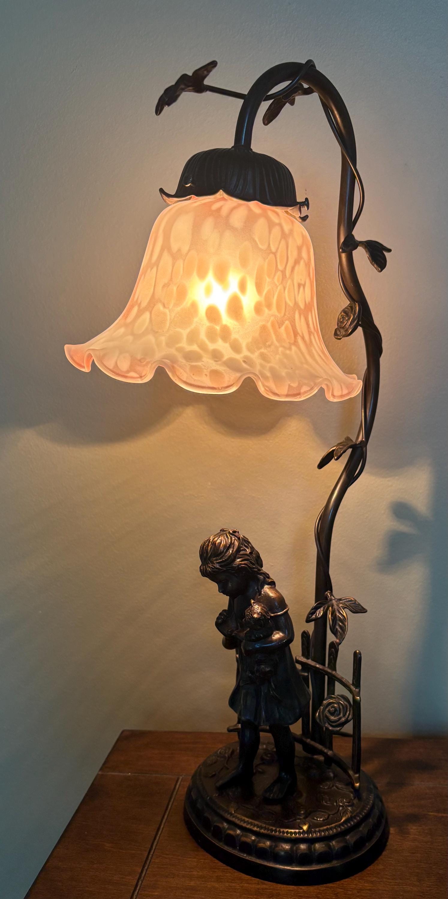 ブロンズ女性像 ランプ ベース Bronze lady lamp - Etsy 日本