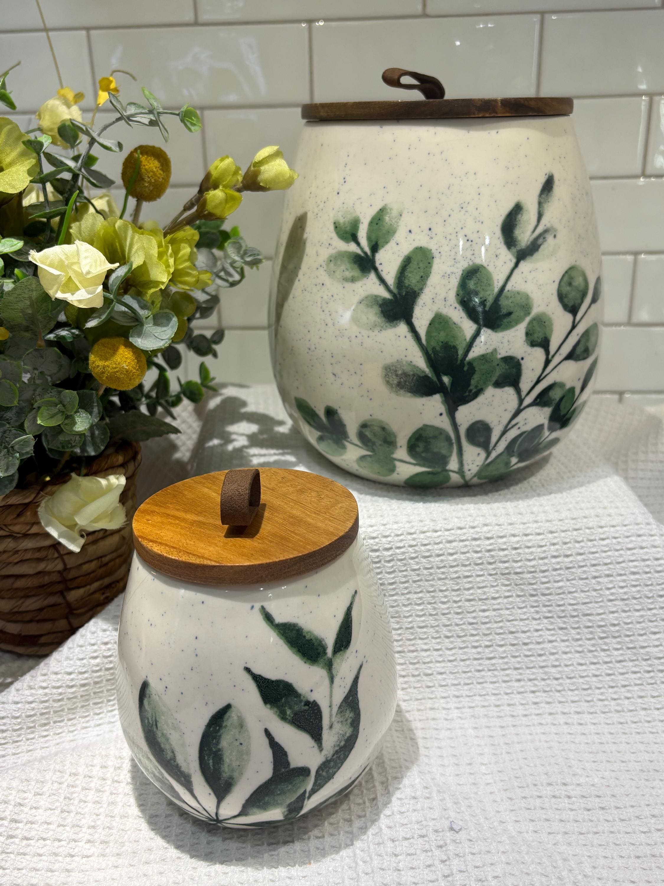 Vintage Green Canister - Etsy - Page 2