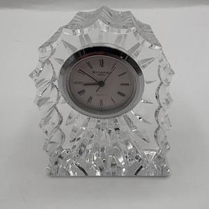 Vintage Waterford crystal clock works . 3.5 “ H