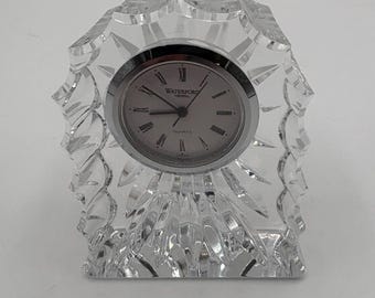 Vintage Waterford crystal clock works . 3.5 “ H