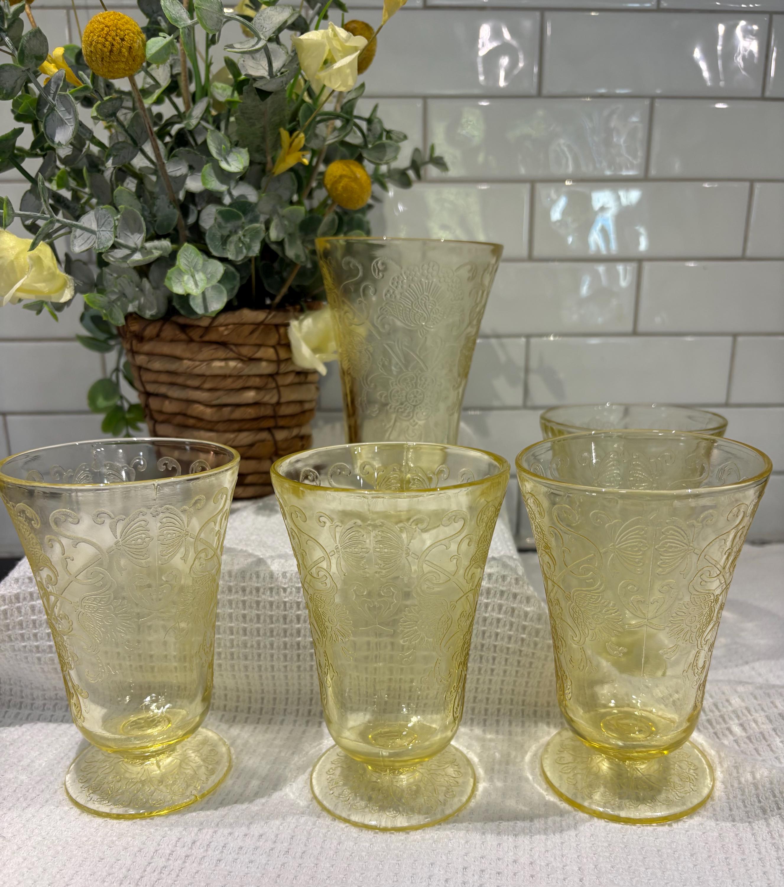 Depression glass - Etsy 日本